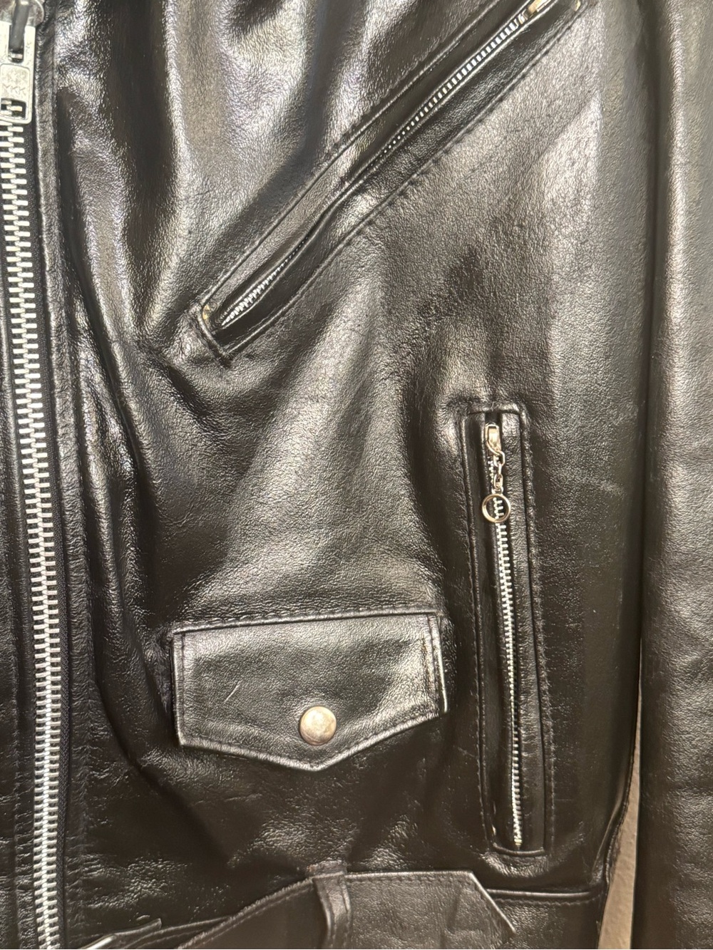 Vintage Excelled Leather Motorcycle Jacket - Picture 7 of 16